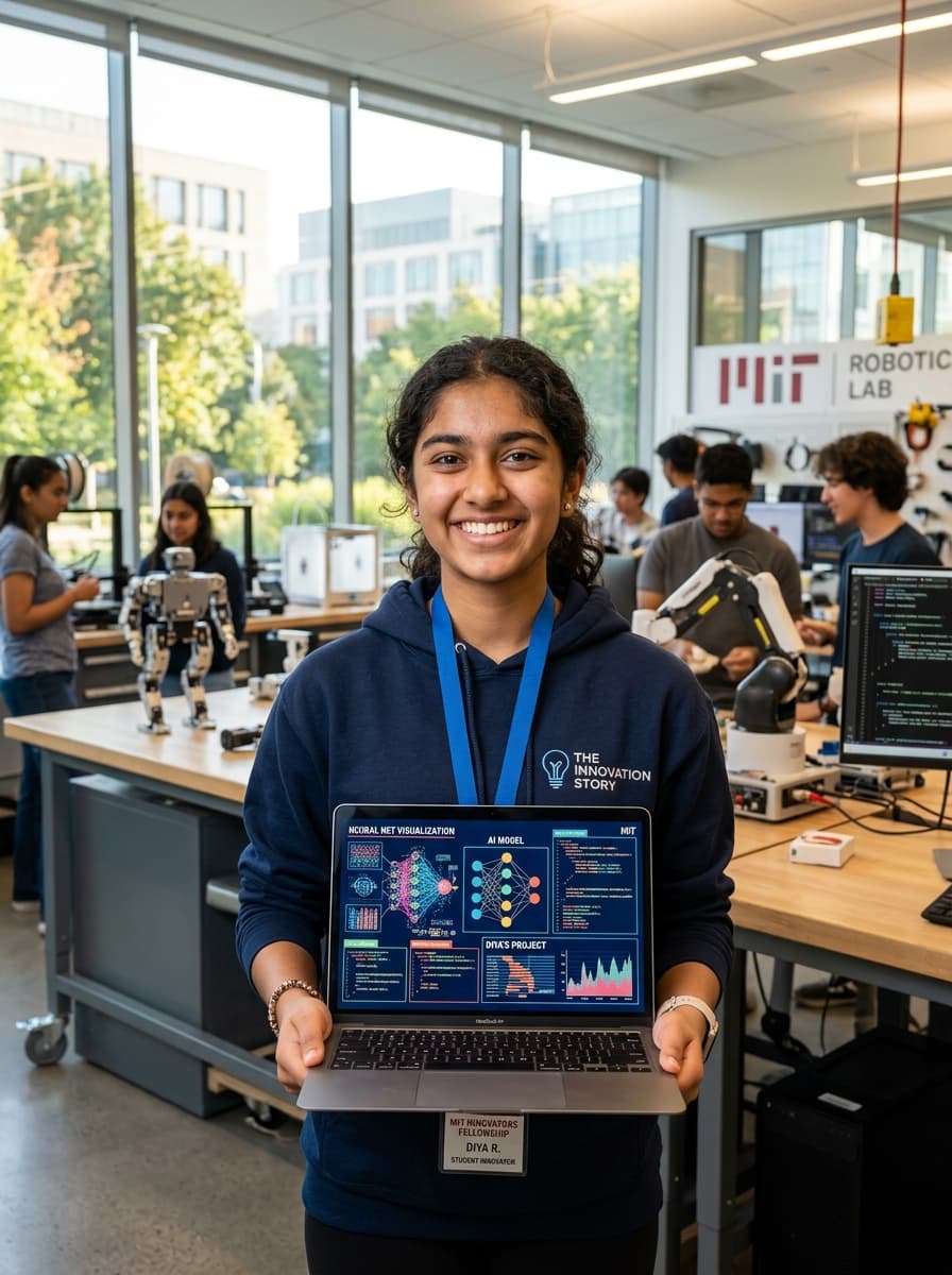 The Innovation Story AI Fellow in MIT Robotics Lab with AI Neural Net Project